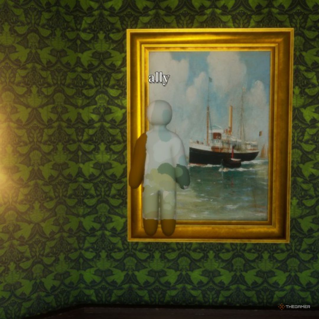 Hallway painting disguise — Mansion